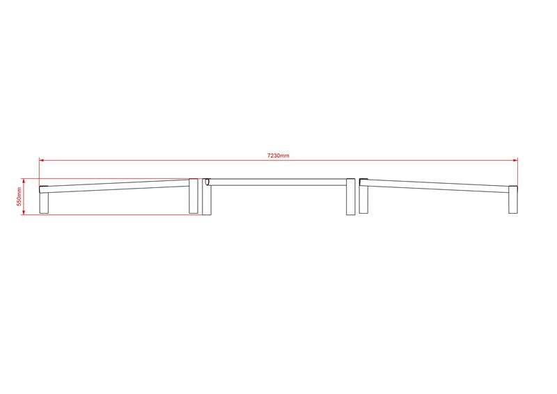 Technical render of a Linked Beams