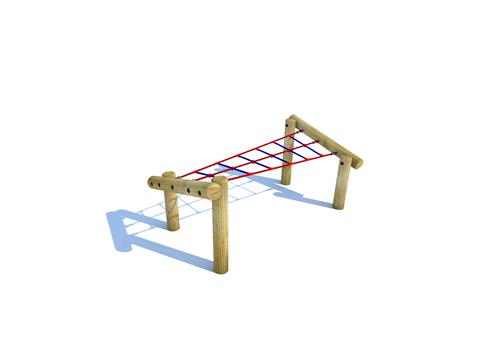 Twist Net Bridge For Playgrounds 