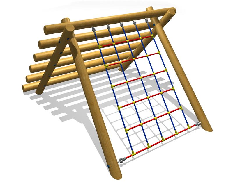 Technical render of a Log and Net Climber