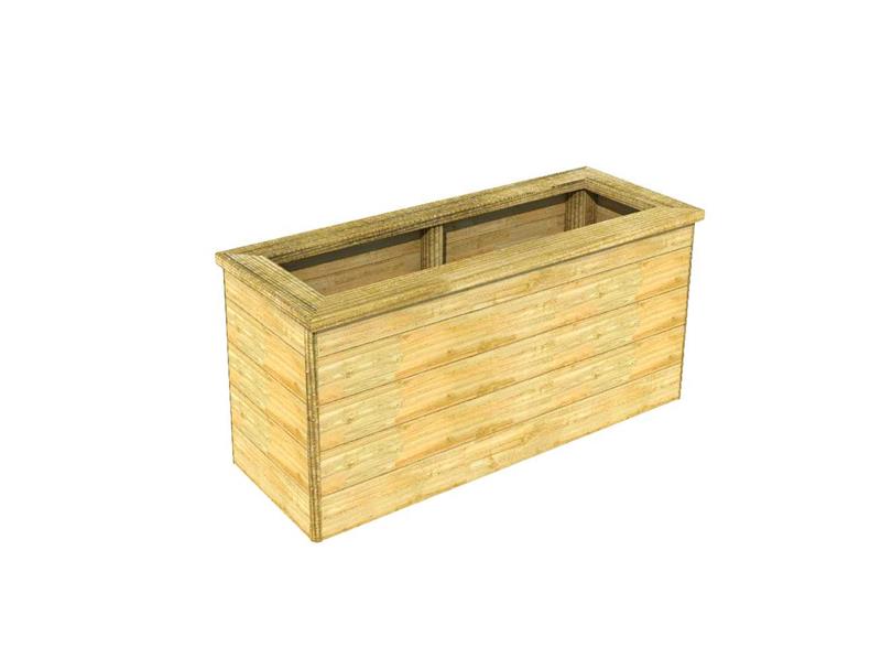 Technical render of a Straight Planter