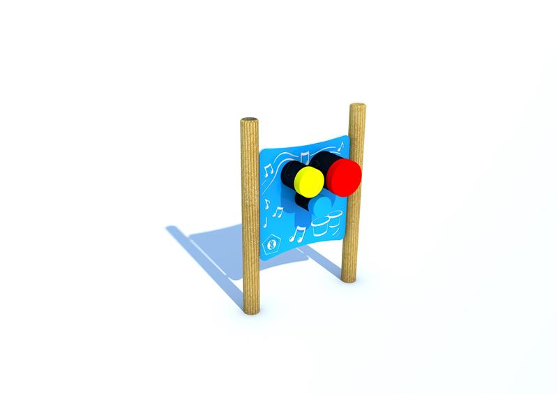 Technical render of a Bongo Panel on Posts