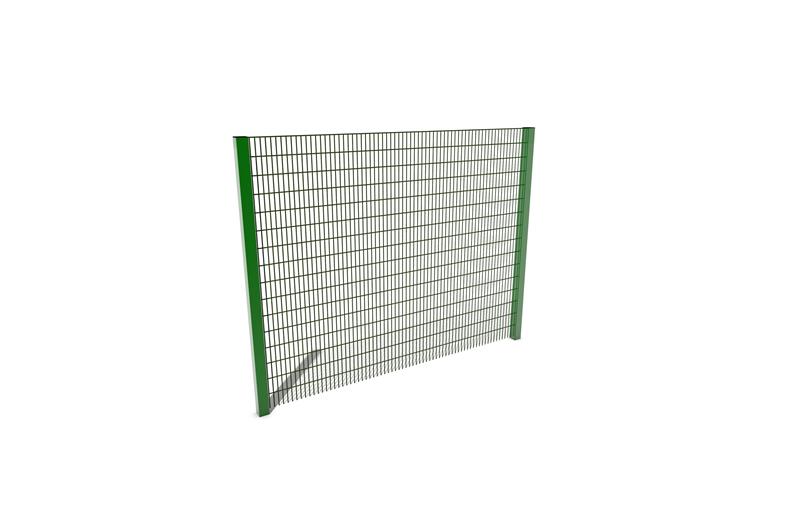 Technical render of a Sports Fencing and Gate Options