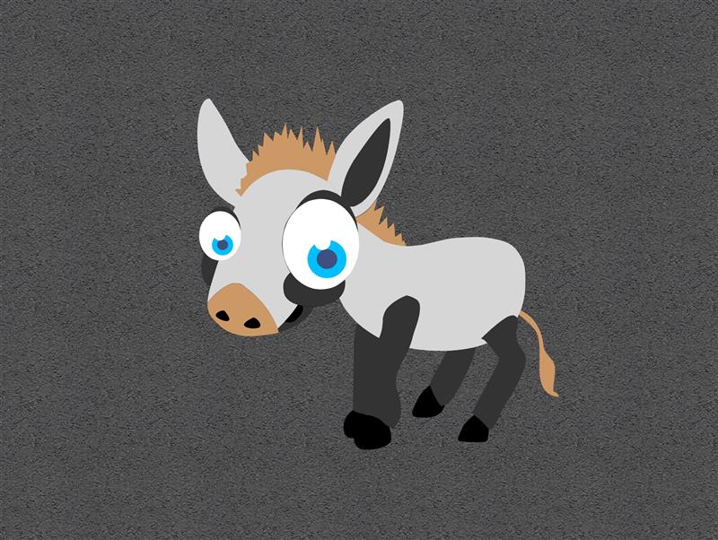Technical render of a Donkey
