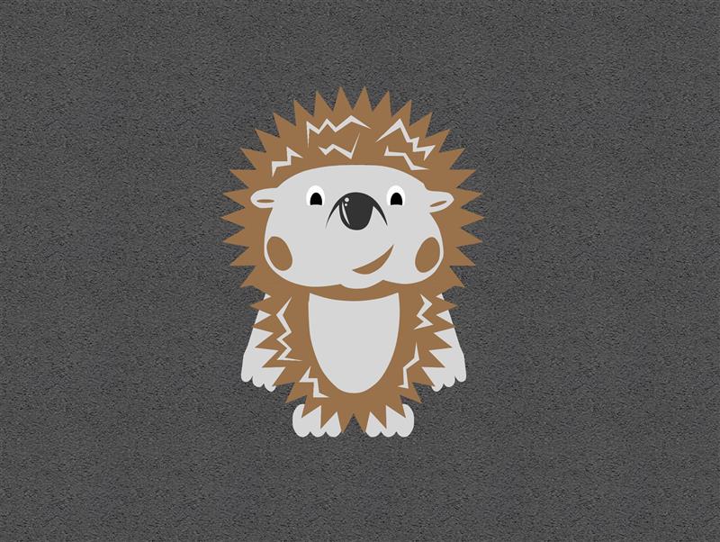 Technical render of a Hedgehog