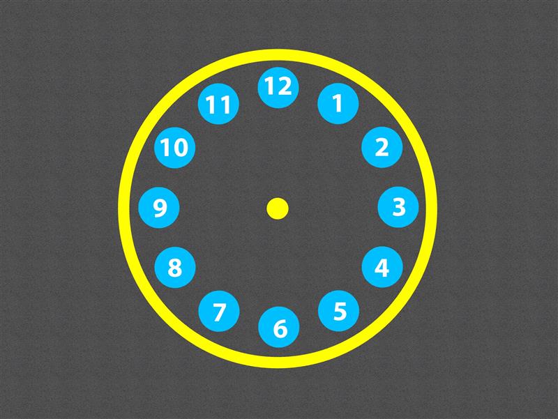 Clock Playground Marking | Pentagon Play
