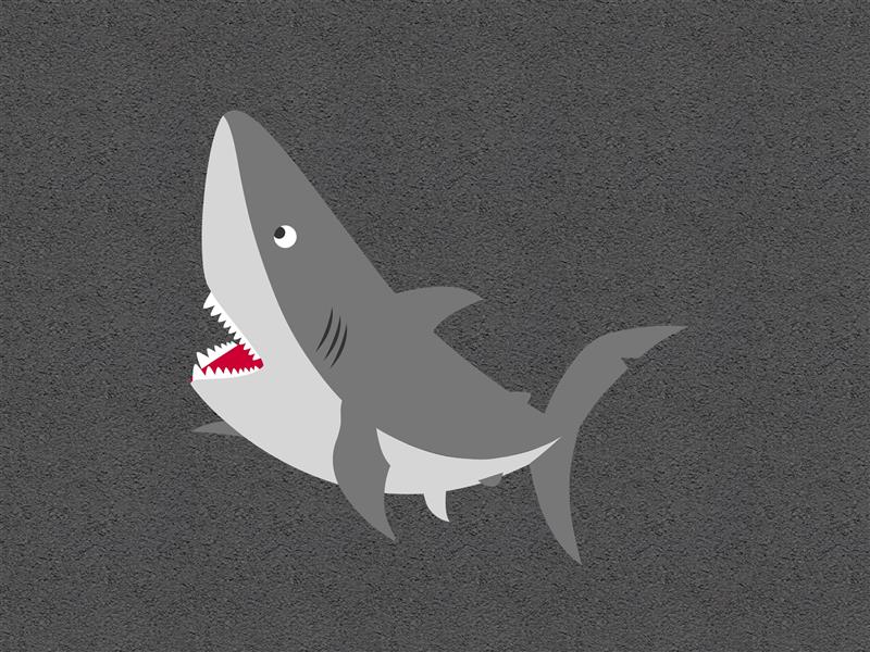 Technical render of a Shark