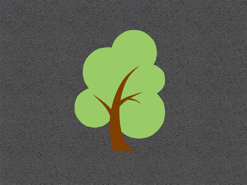Technical render of a Tree