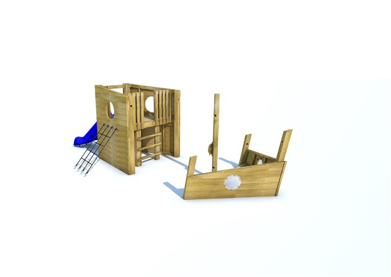 Technical render of a Play Ship