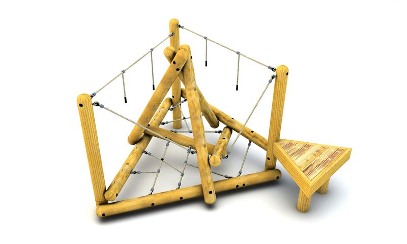 Technical render of a Pinnacle Hill Climber with Platform