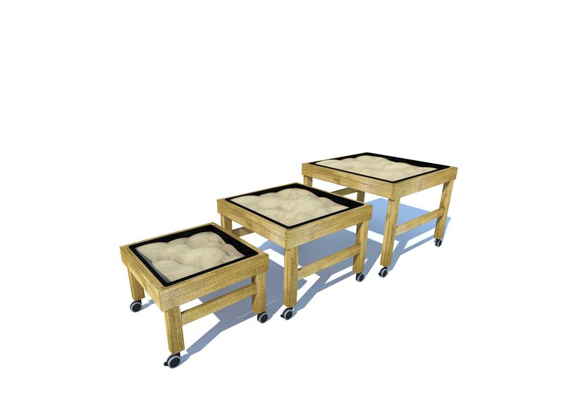 Technical render of a Small World Nesting Tables