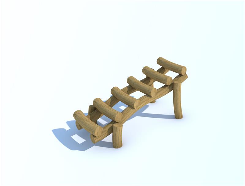 Technical render of a Robinia Ramp
