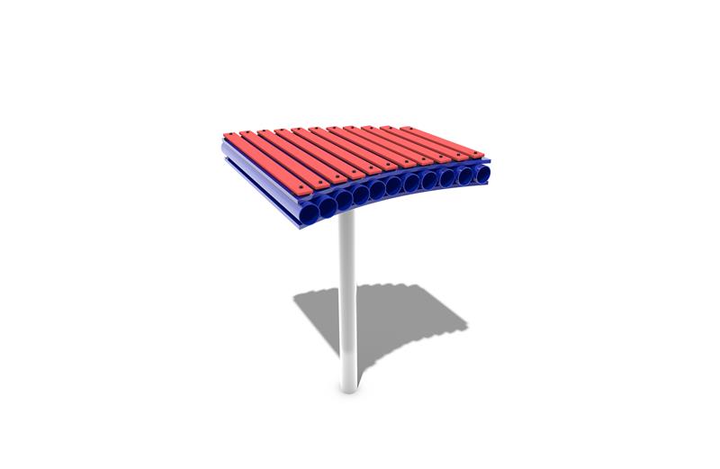Technical render of a Small Tuned Xylophone