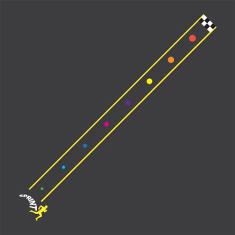 Technical render of a Sprint Lane Marking