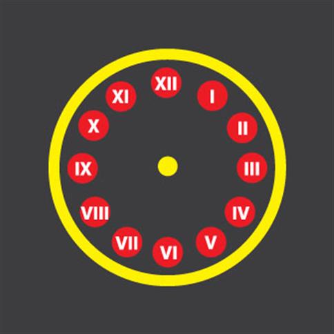 Clock (Roman Numerals)