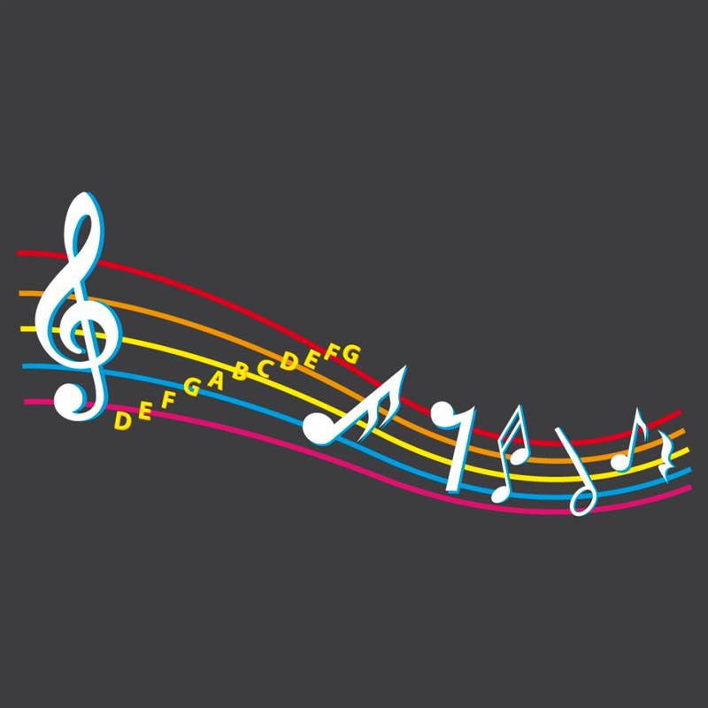 Technical render of a Musical Notes