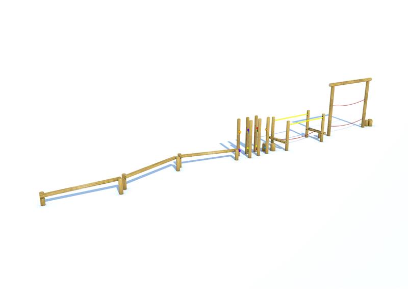 Technical render of a Infant Trim Trail 1