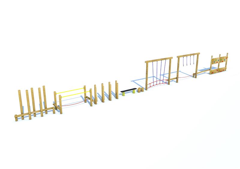 Technical render of a Primary Trim Trail 1
