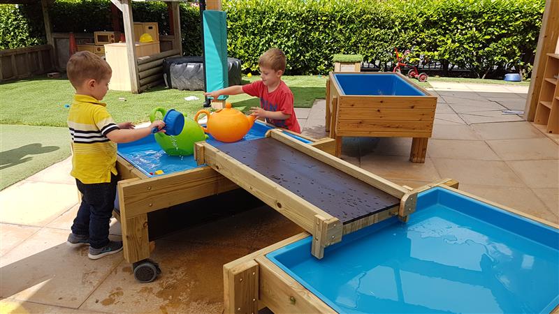 Messy Play Tables on Wheels