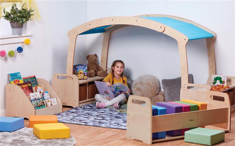 Millhouse Mini Rainbow Reading Zone with Baskets