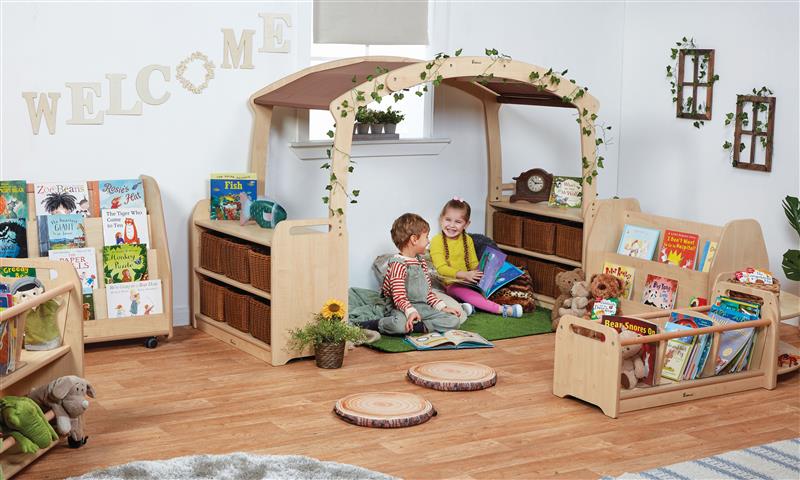 Millhouse Cosy Reading Zone - Taupe roof without baskets