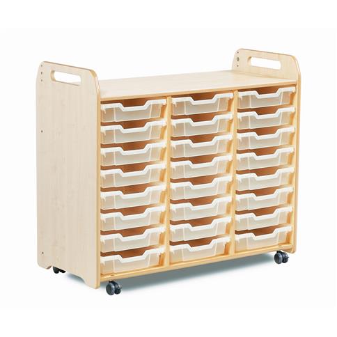 Millhouse Tray Storage Unit (900mm height) with 24 Shallow Trays