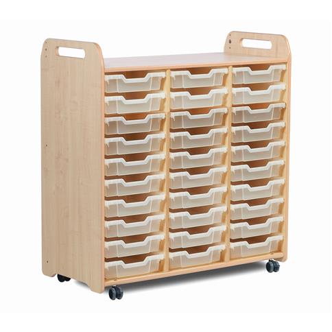 Millhouse Tray Storage Unit (1080mm height) with 30 Shallow Trays