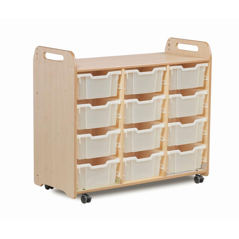 Millhouse Tray Storage Unit (900mm height) with 12 Deep Trays