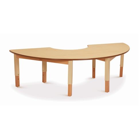 Millhouse Semi Circle Table (W1630 x D560) Height Adjustable