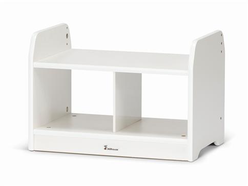 Millhouse White Compact Low Storage Unit (Empty)