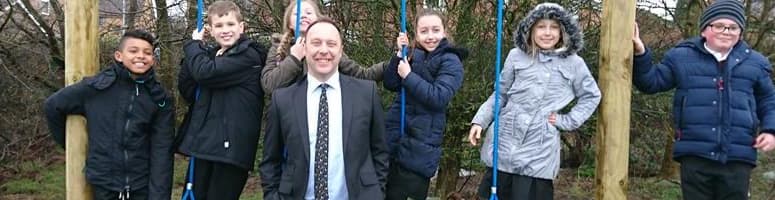 Ibstock Primary School's New Trim Trail