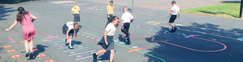 Tolleshunt D’Arcy School’s Playground Markings