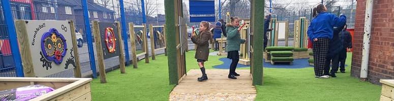 Old Hall Drive’s Sensory Play Equipment