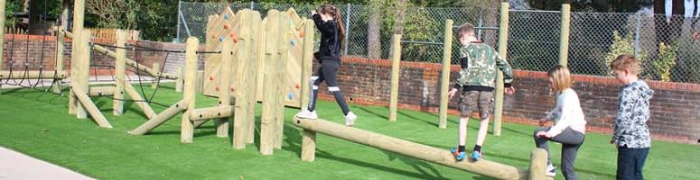 St James' CE First School's Forest Trim Trail