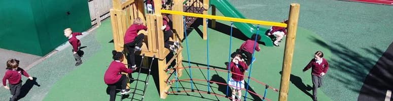 St Bede's Primary School's remarkable adventure playground!