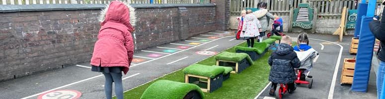 A Dreamy EYFS Playground For The Reginald Mitchell Primary School