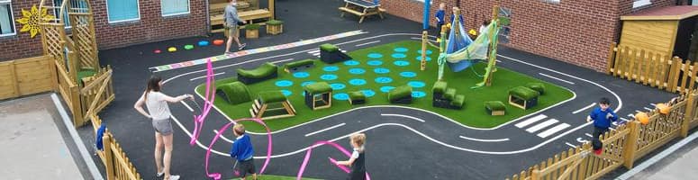 Holmes Chapel Primary schools Active EYFS play area.