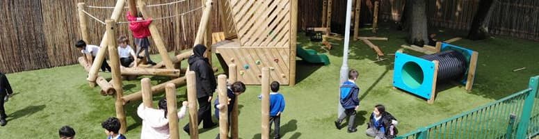 Ashton West End Primary Schools EYFS Playground Development
