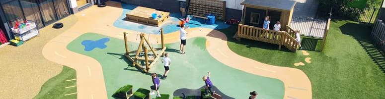 Merlin Top Primary Academy's Active EYFS Playground Development