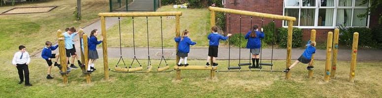 Trim Trail Adventures for Westland Primary School!