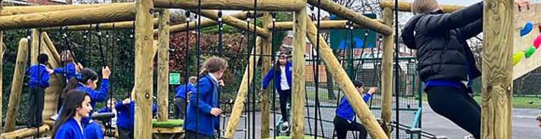 A Super Sunny Bank Primary School Playground