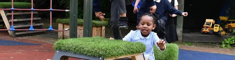 Freestanding Active Play at Crowcroft Primary School