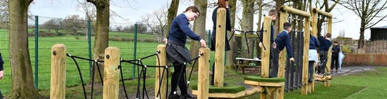 A Terrific Adventure Trim Trail for Smallwood CE Primary Academy!