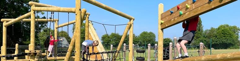 A Terrific Outdoor Climbing Frame for Trinity CEVC First School 