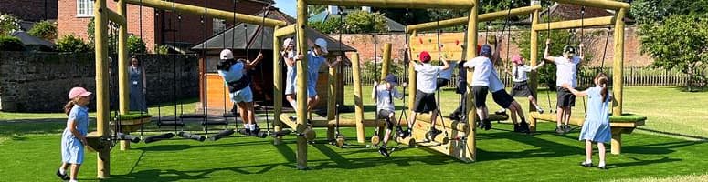 A Large Climbing Frame for St Wilfrid’s Catholic Primary School!