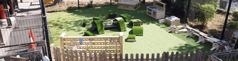 SEND Outdoor Space in a Day at Stonebroom Primary!