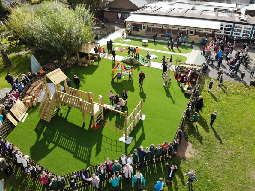 Kelsall Primary's EYFS Outdoor Play Environment Main Image