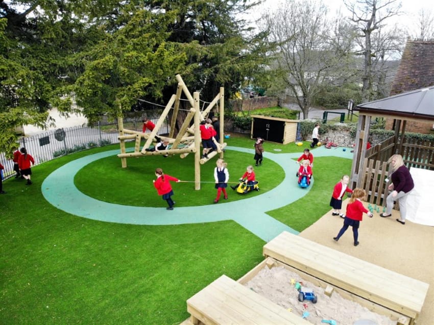 St Mary Bentworth's EYFS Playground Environment Main Image