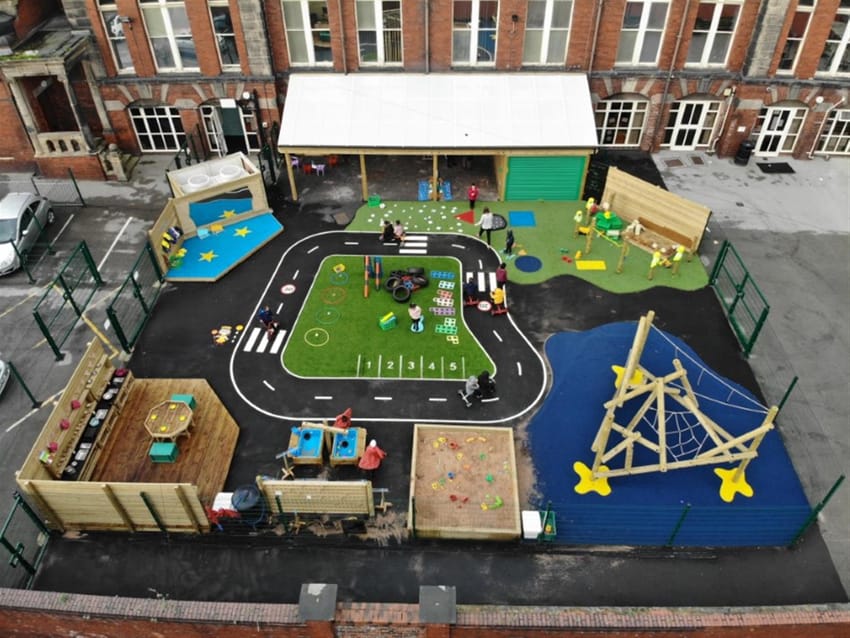 Hillcrest Academy's EYFS Playground Development Main Image