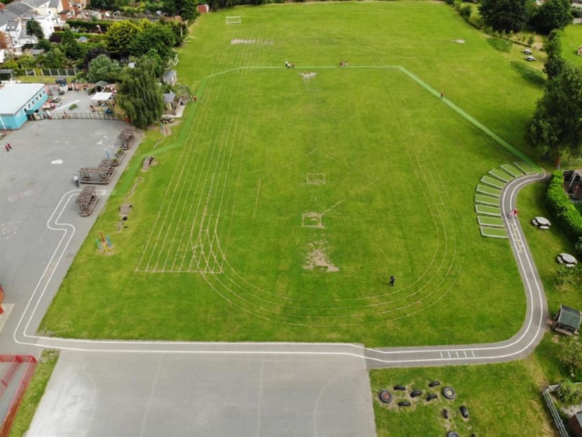 Ysgol Estyn Primary School’s Daily Mile Track Main Image