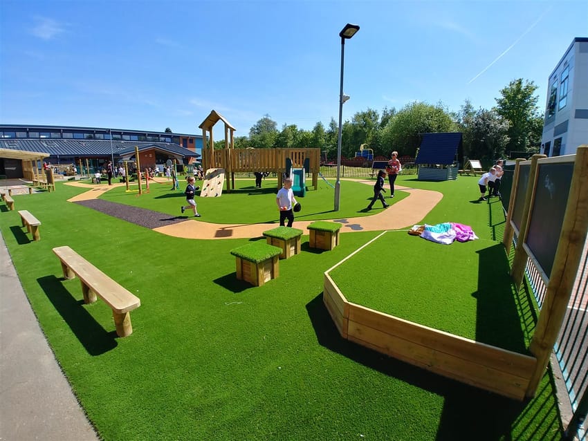 The Priory School's EYFS Playground Transformation Main Image